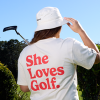 She Loves Golf Bucket Hat